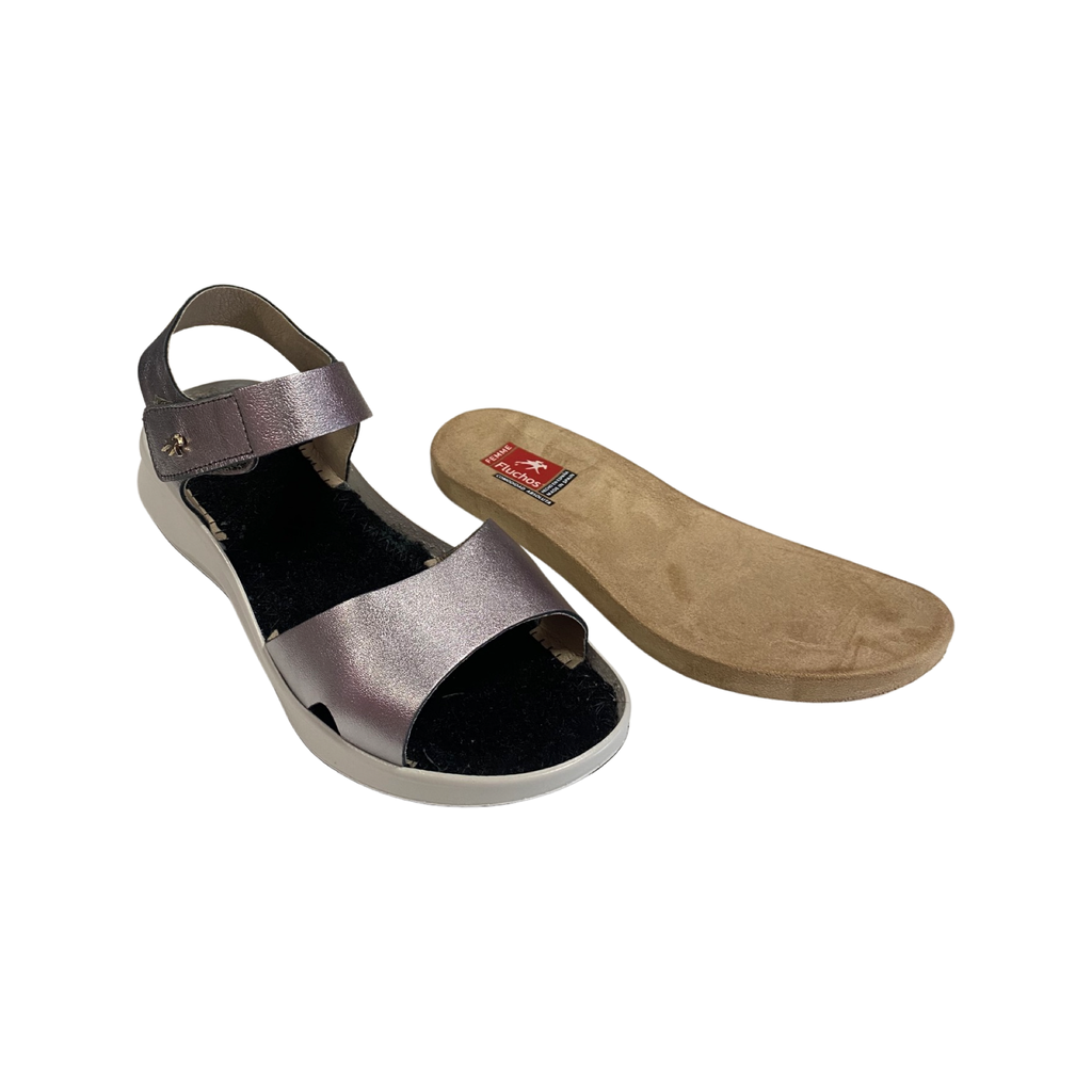 SANDALIA MUJER FLUCHOS F1475 PLATA