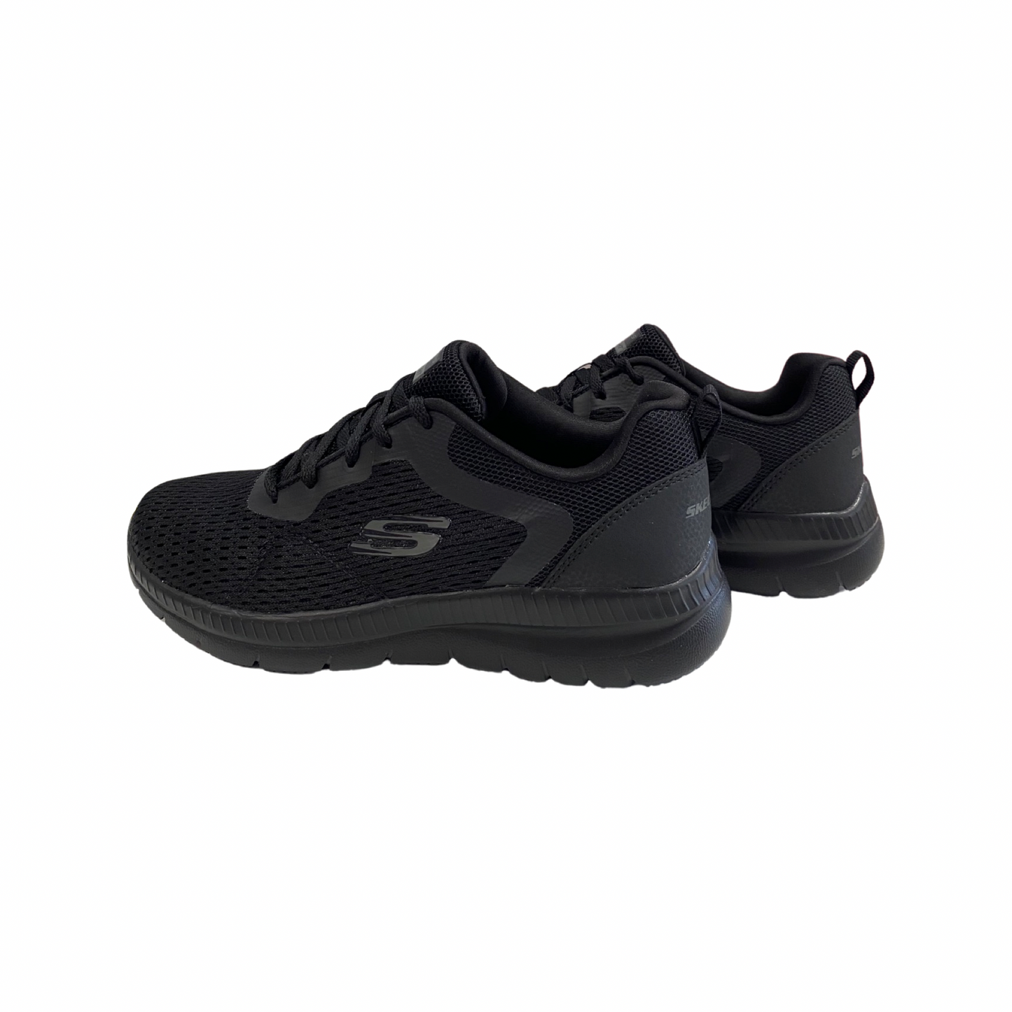DEPORTIVA MUJER SKECHERS 12607 NEGRO