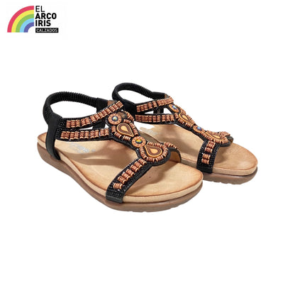 SANDALIA MUJER AMARPIES 21381 NEGRO