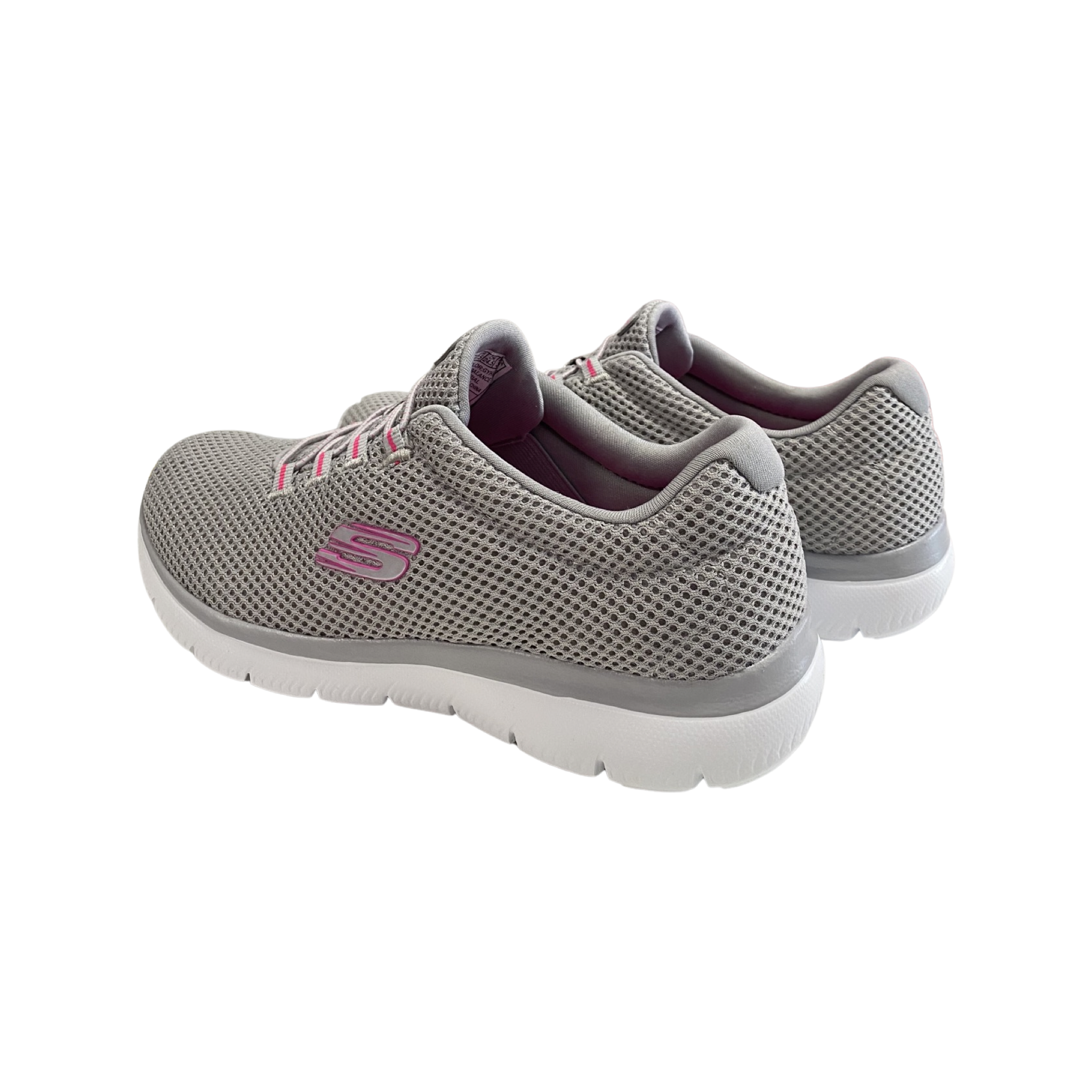 DEPORTIVA MUJER SKECHERS 12985 GRIS