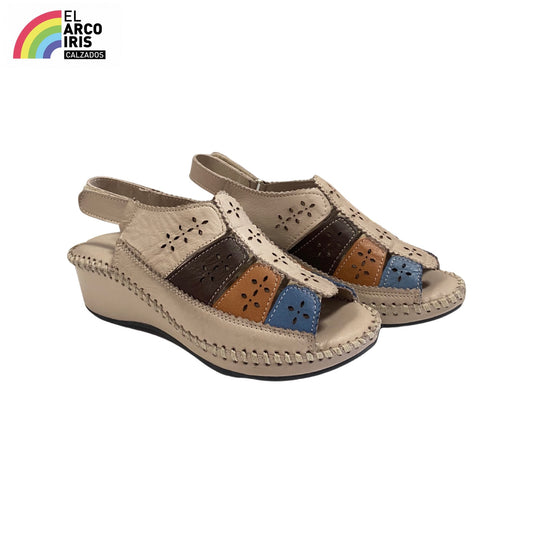 SANDALIA MUJER 48HORAS 314004 TIERRA