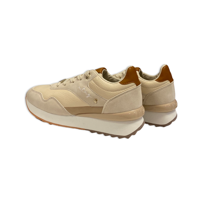 DEPORTIVA MUJER MUSTANG 60360 CREMA