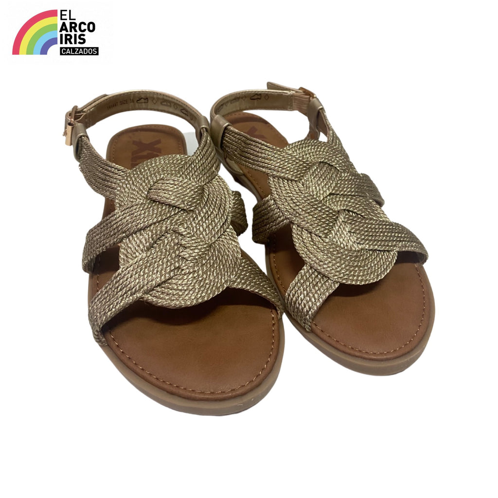SANDALIA MUJER XTI 141447 ORO