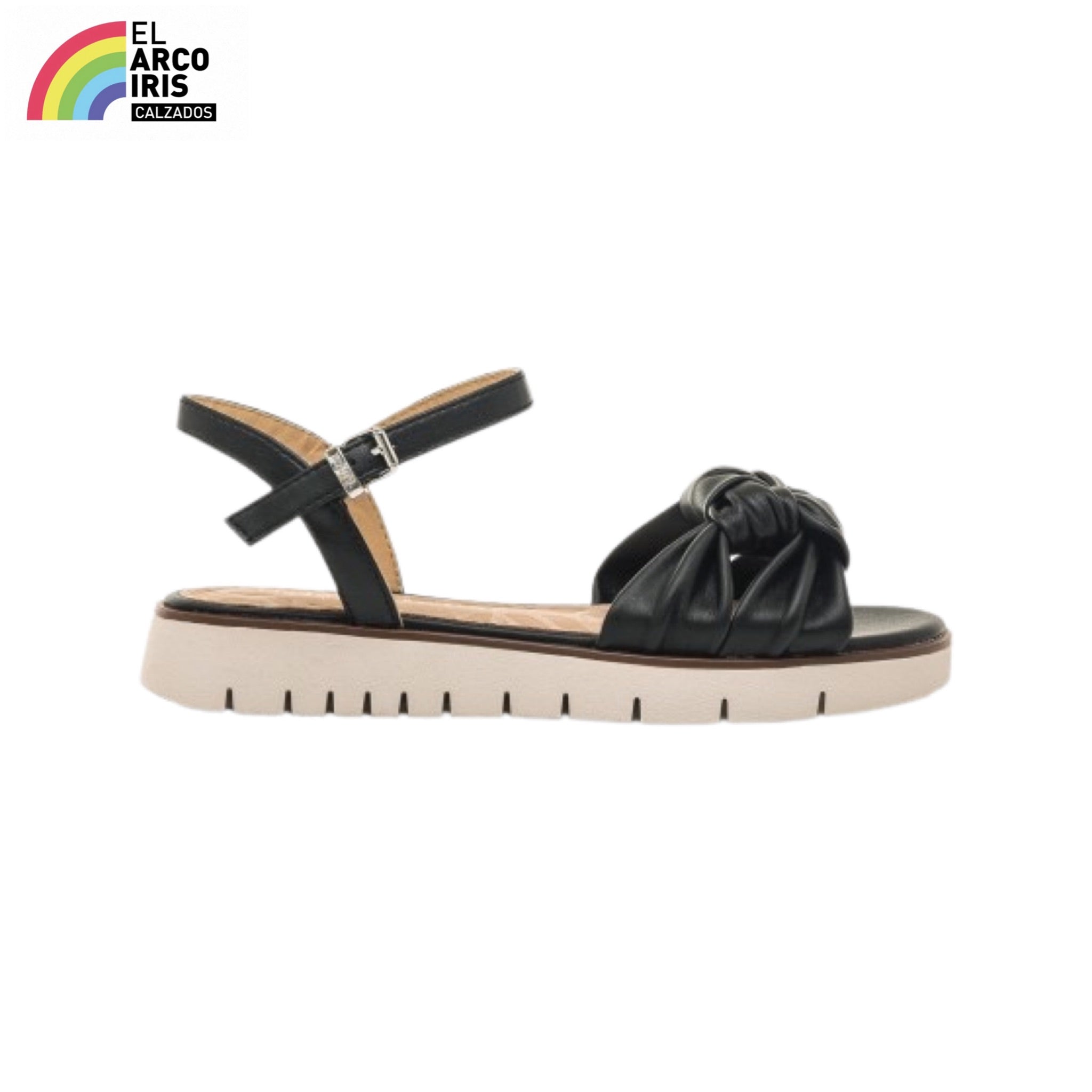 SANDALIA MUJER MUSTANG 53368 NEGRO