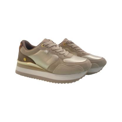 DEPORTIVA MUJER XTI 142034 ORO