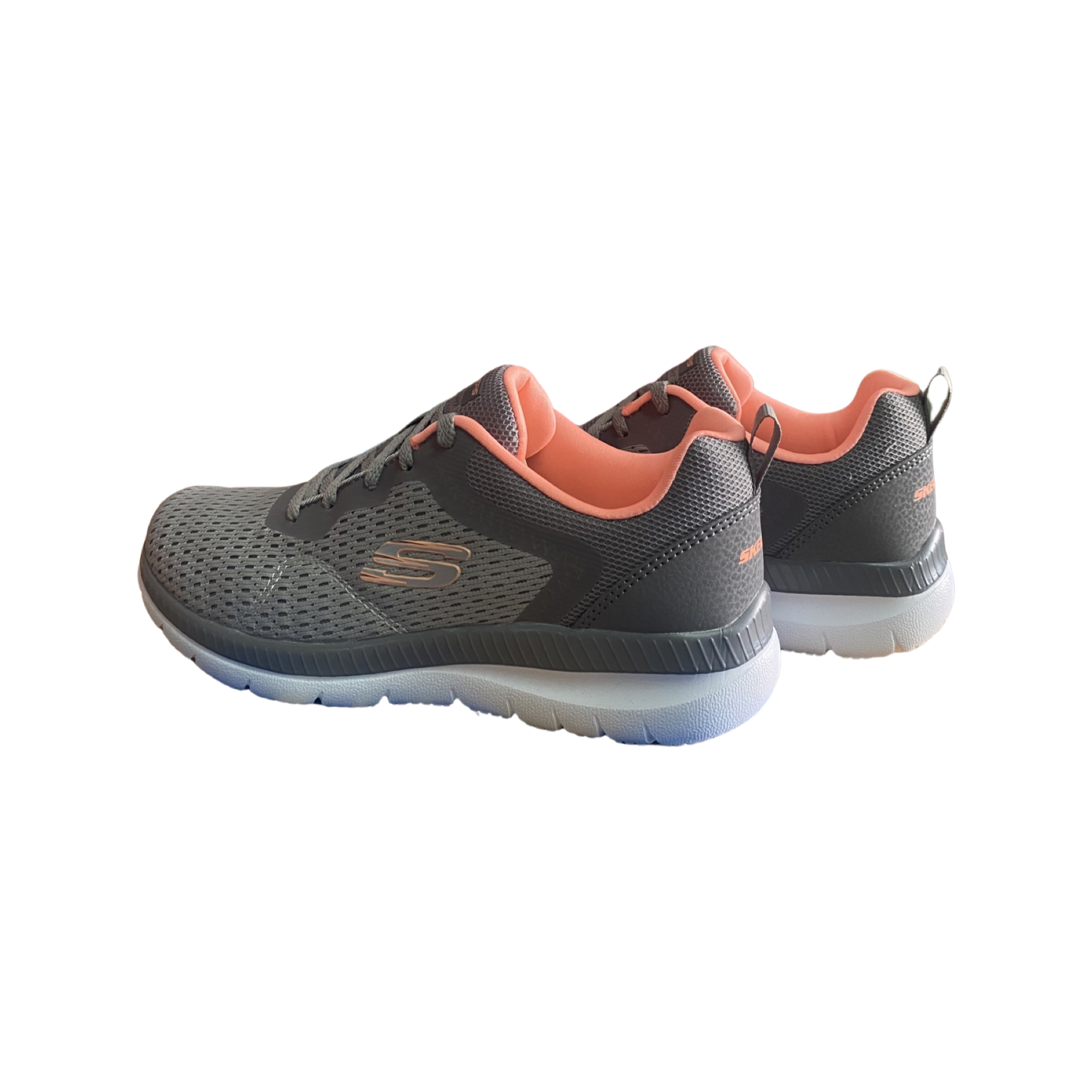 DEPORTIVA MUJER SKECHERS 12607 GRIS