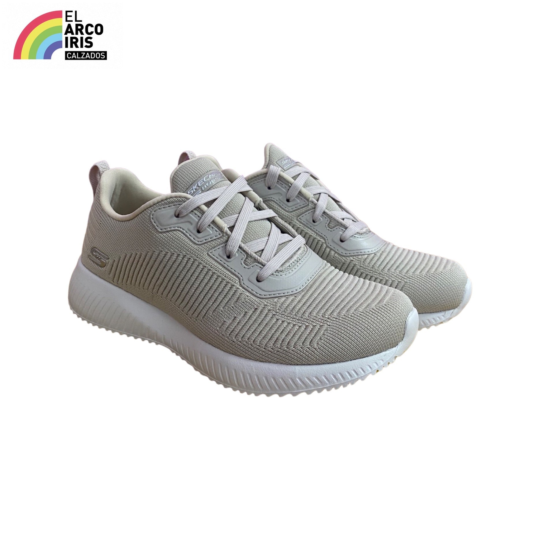 DEPORTIVA MUJER SKECHERS 32504 BEIGE