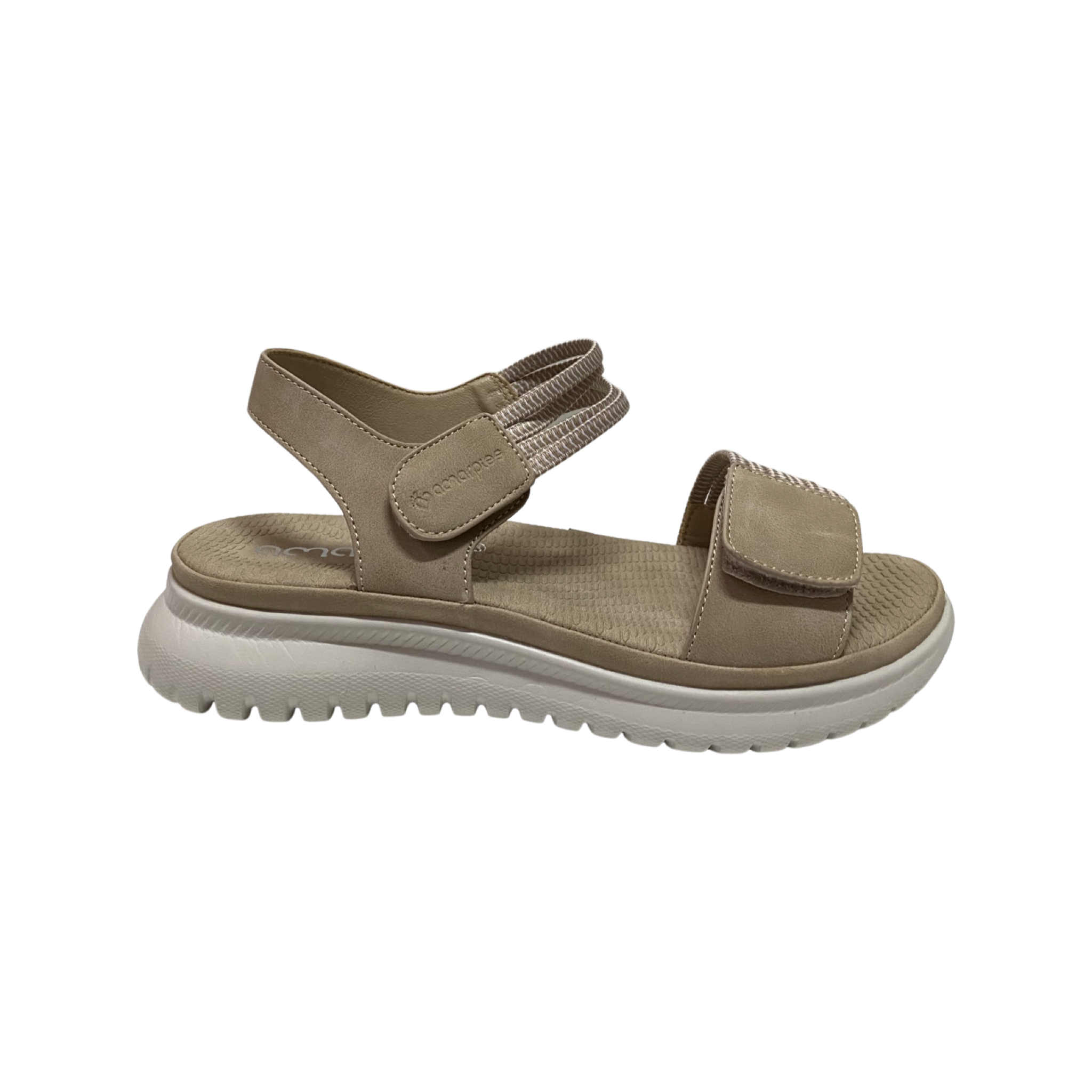 SANDALIA MUJER AMARPIES 23614 BEIGE