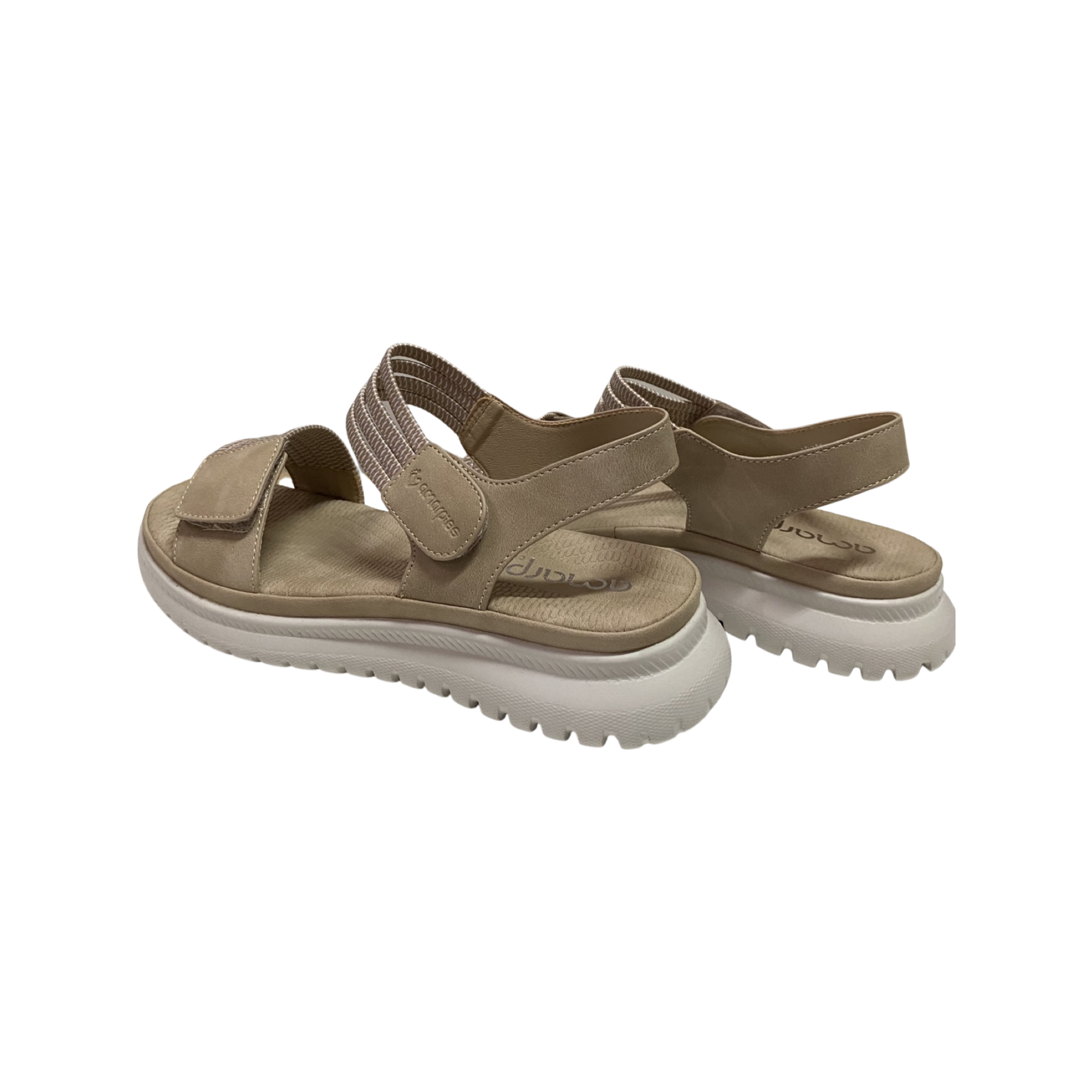 SANDALIA MUJER AMARPIES 23614 BEIGE