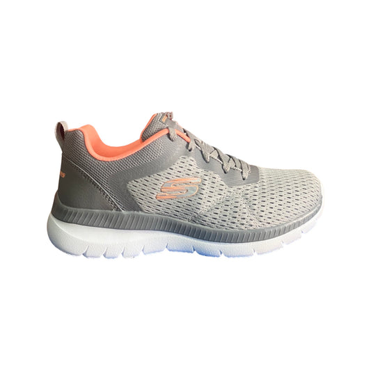 DEPORTIVA MUJER SKECHERS 12607 GRIS