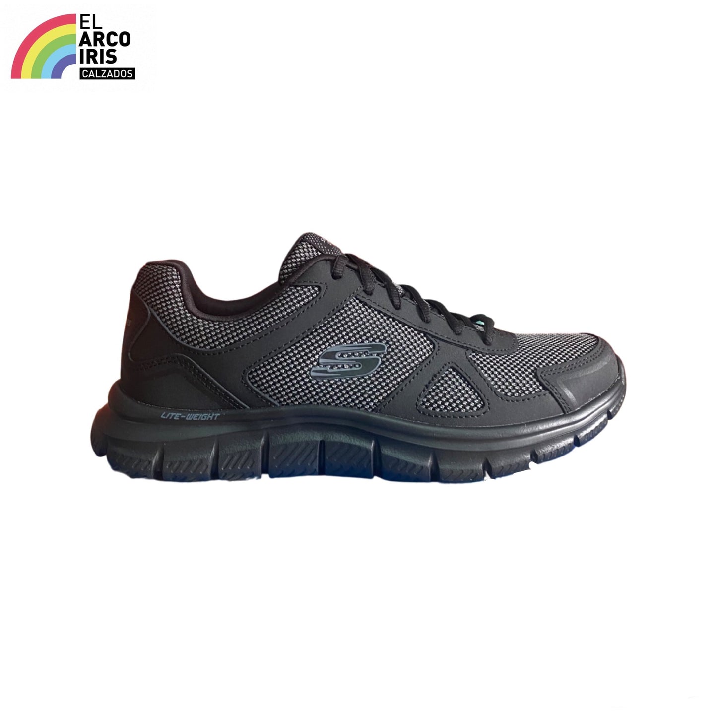 DEPORTIVO HOMBRE SKECHERS 52630 NEGRO