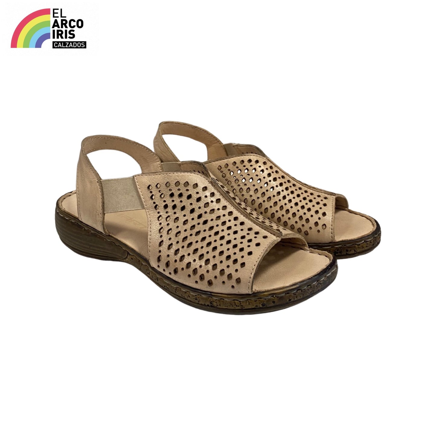 SANDALIA MUJER VICMART 979-16 BEIGE