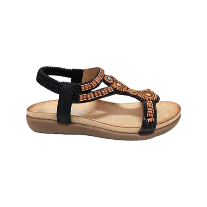 SANDALIA MUJER AMARPIES 21381 NEGRO