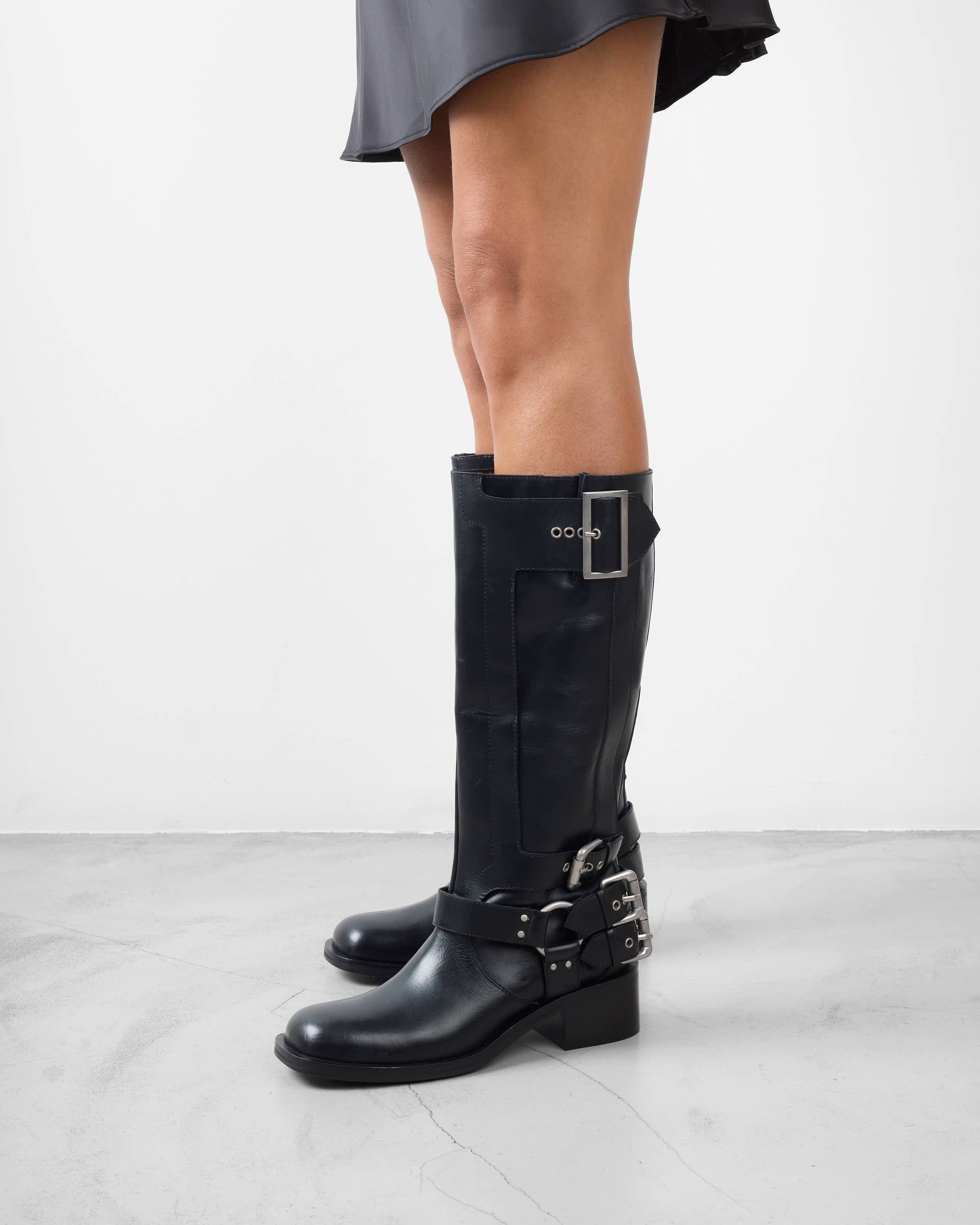 BOTA MUJER BANG HIGH NEGRO