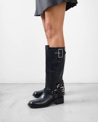 BOTA MUJER BANG HIGH NEGRO