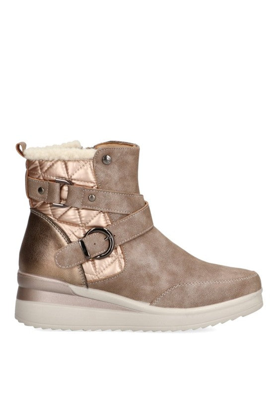 BOTIN MUJER MYSOFT TAUPE 24M575