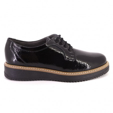 ZAPATOS SEÑORA PITILLOS BLUCHER NEGRO 10761