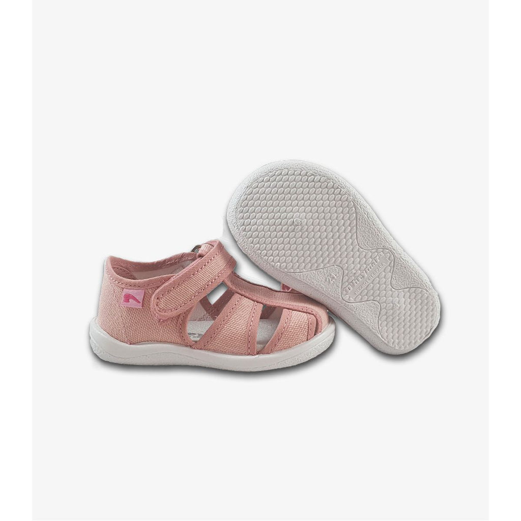 SANDALIA LONA NIÑOS CONDIZ ROSA 8018