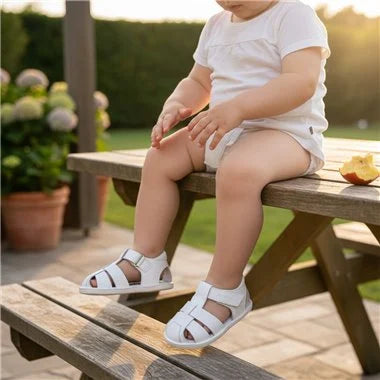 SANDALIA RESPETUOSO NIÑO BLANDITOS BLANCO COSTA