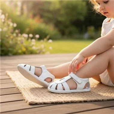 SANDALIA RESPETUOSO NIÑO BLANDITOS INDIA BLANCO
