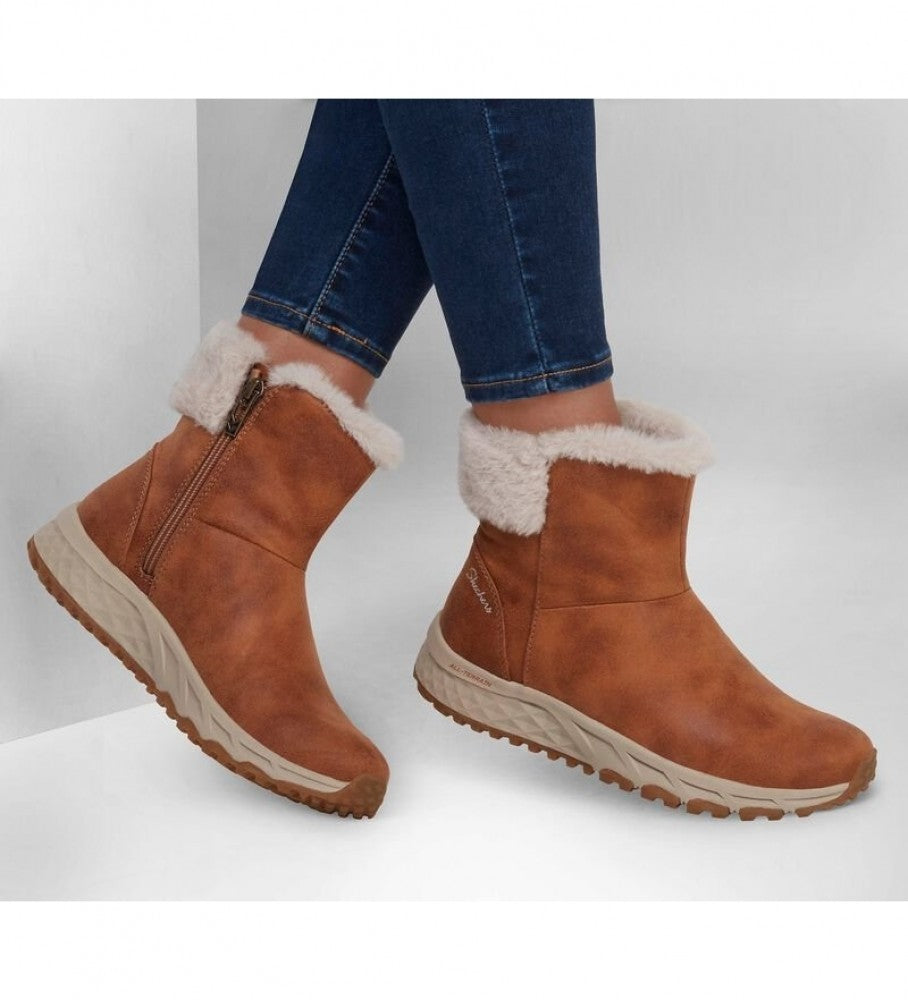 BOTA MUJER SKECHERS 167413 CASTAÑA