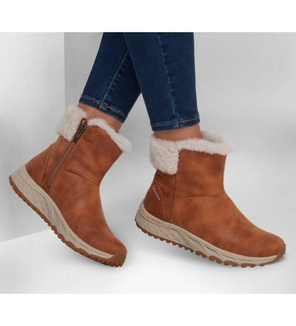BOTA MUJER SKECHERS 167413 CASTAÑA