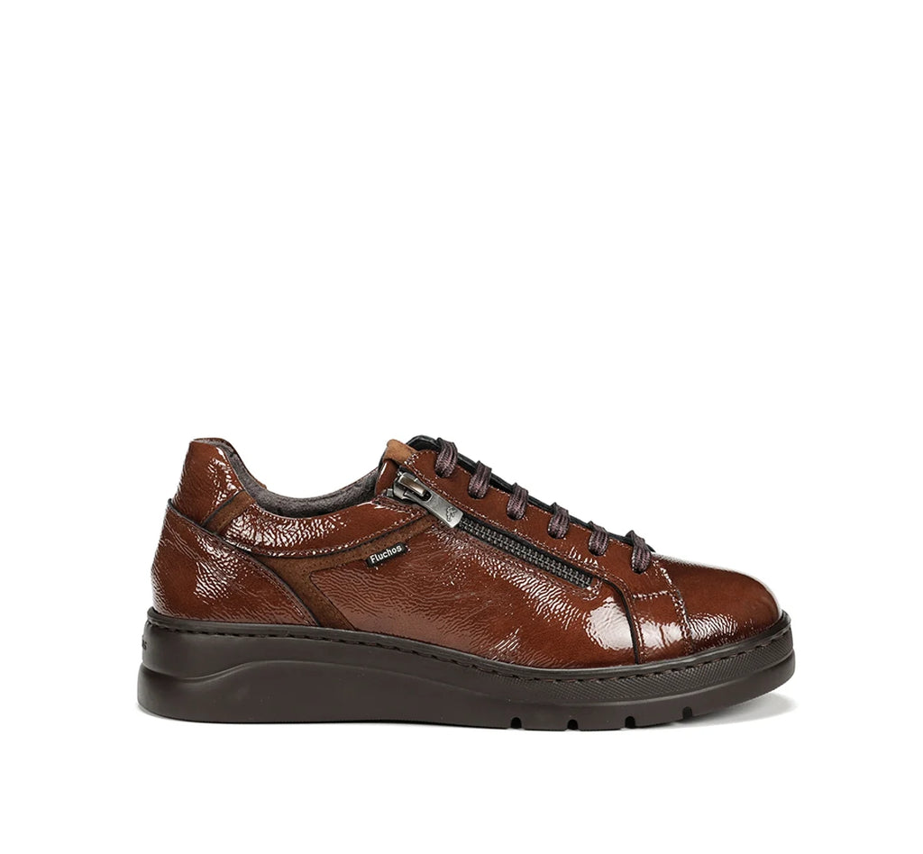 ZAPATO CORDONES MUJER FLUCHOS F1666 MARRON