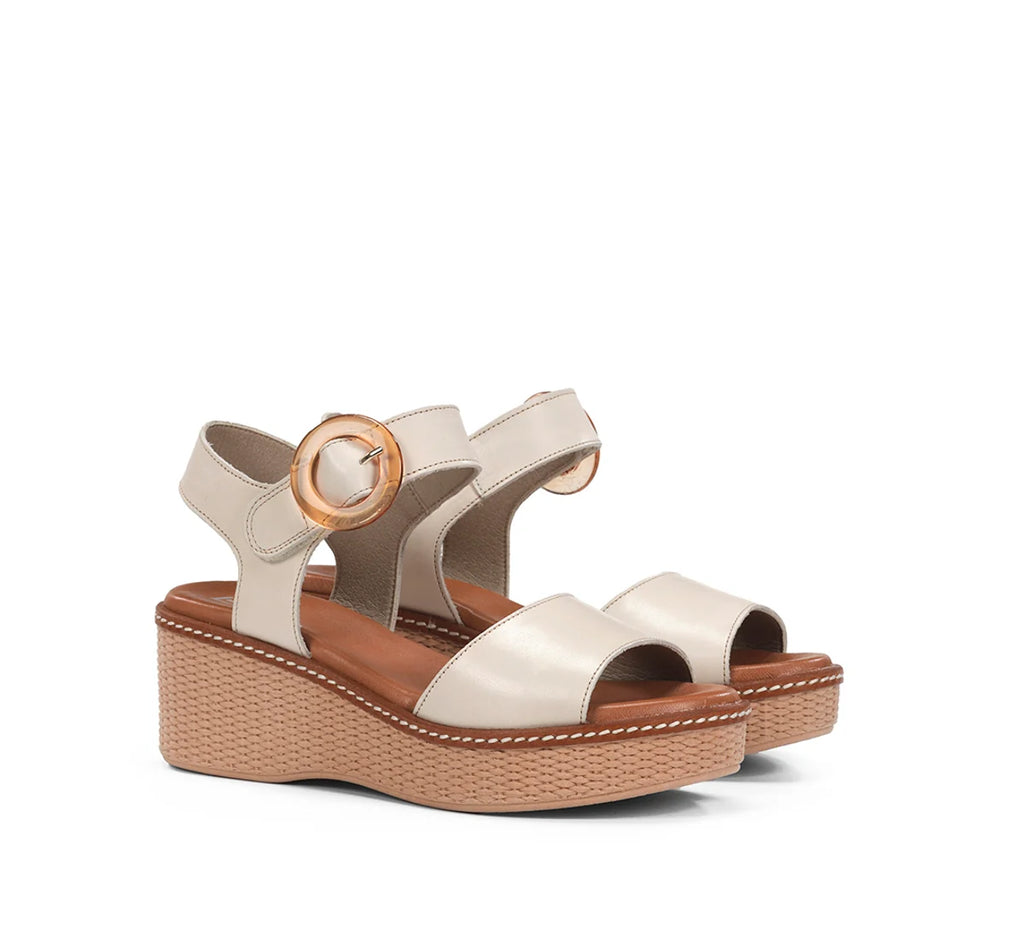 SANDALIA MUJER FLUCHOS D9450 BEGE