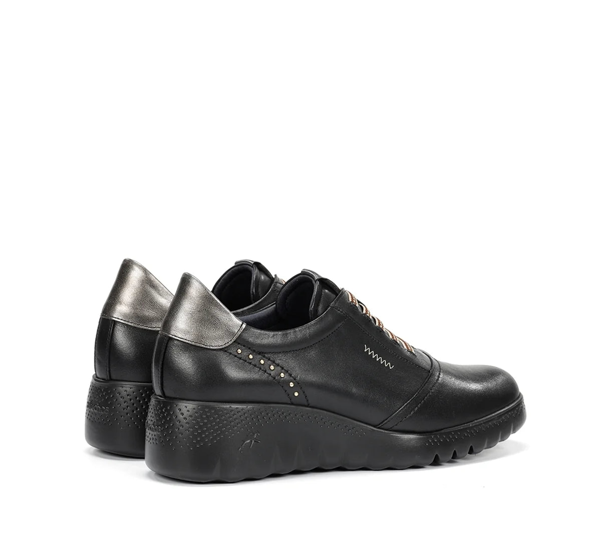 ZAPATO MUJER FLUCHOS ELASTICOS F2096 NEGRO