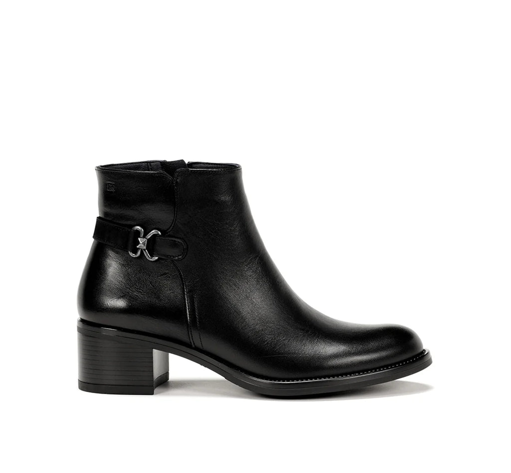 BOTÍN MUJER TACON D8966 NEGRO