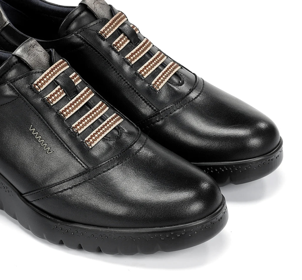 ZAPATO MUJER FLUCHOS ELASTICOS F2096 NEGRO