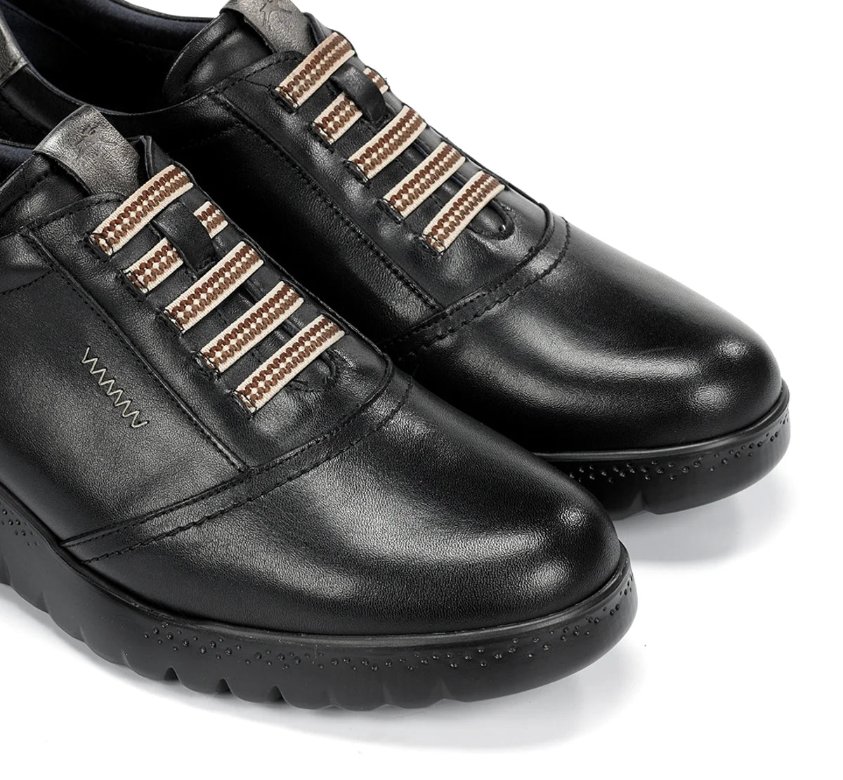 ZAPATO MUJER FLUCHOS ELASTICOS F2096 NEGRO