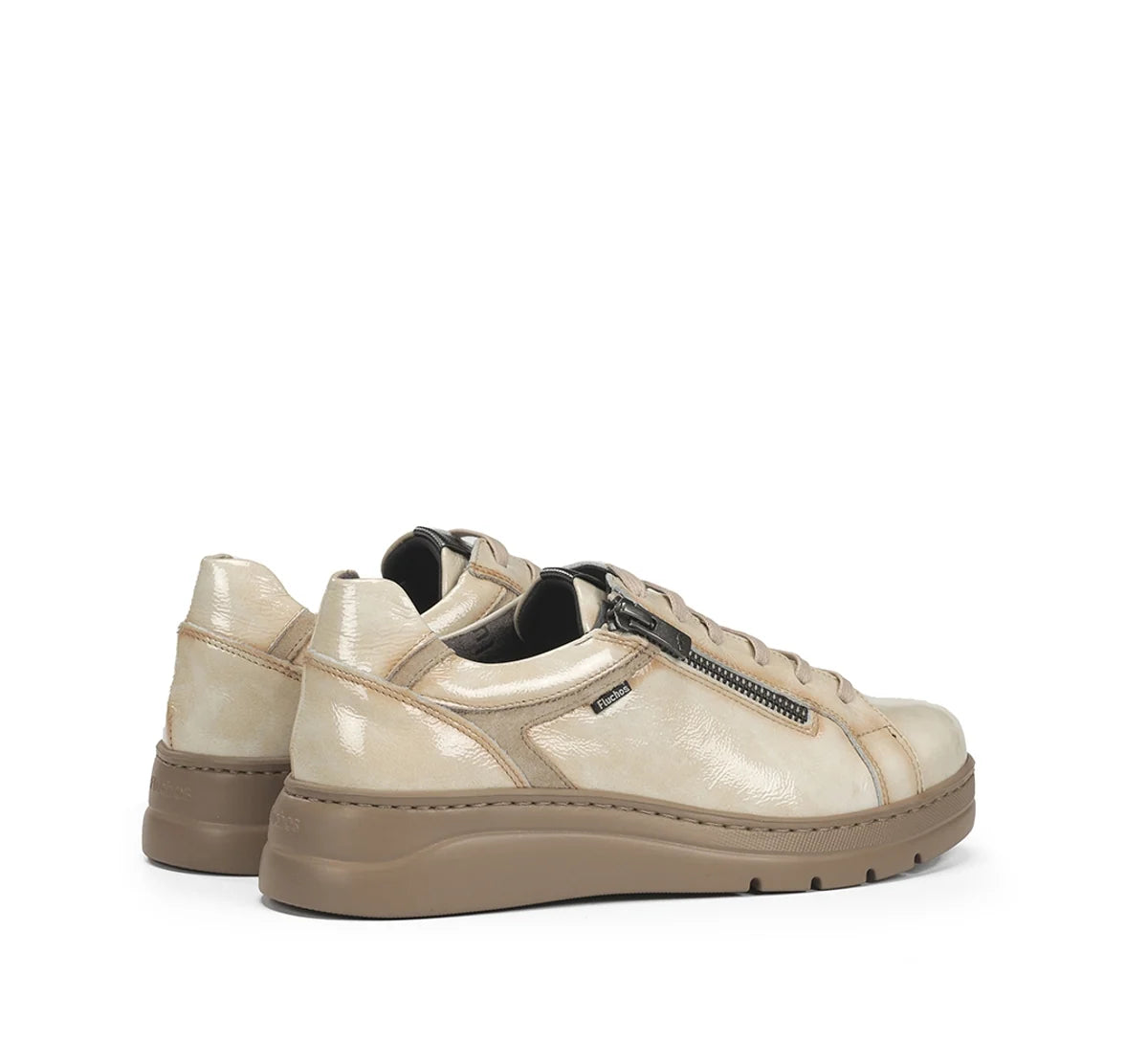 ZAPATO CORDONES MUJER FLUCHOS F1666 BEIG