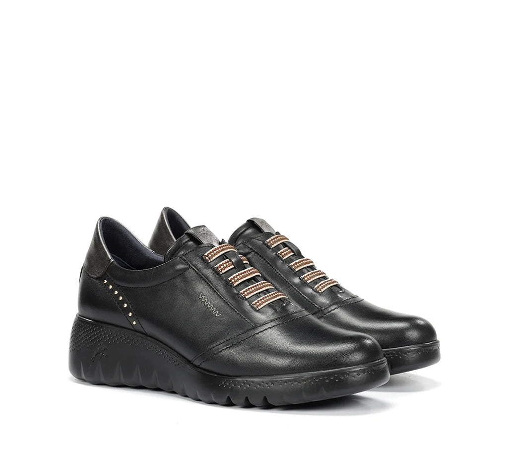 ZAPATO MUJER FLUCHOS ELASTICOS F2096 NEGRO