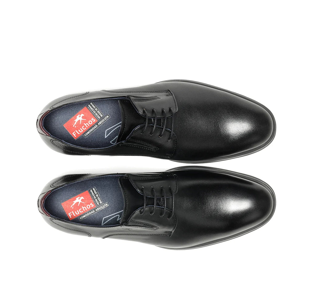 ZAPATO HOMBRE VESTIR FLUCHOS 1887 NEGRO