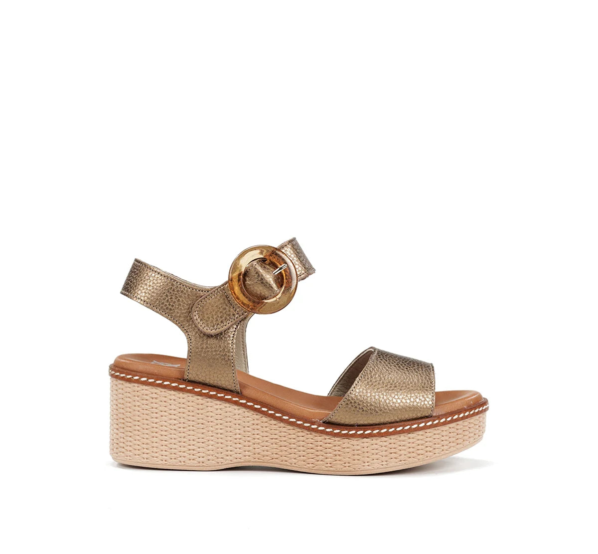 SANDALIA MUJER FLUCHOS D9450 BRONCE