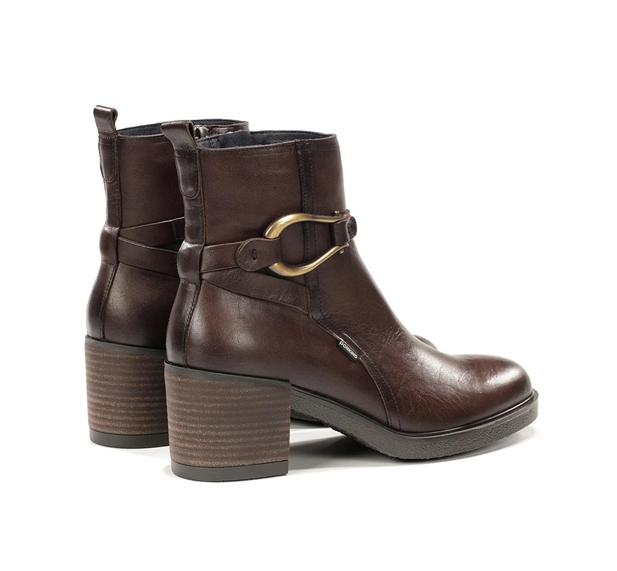 BOTIN MUJER TACÓN FLUCHOS D9754 MARRÓN