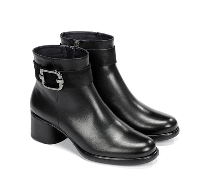 BOTA MUJER FLUCHOS NEGRO D9369