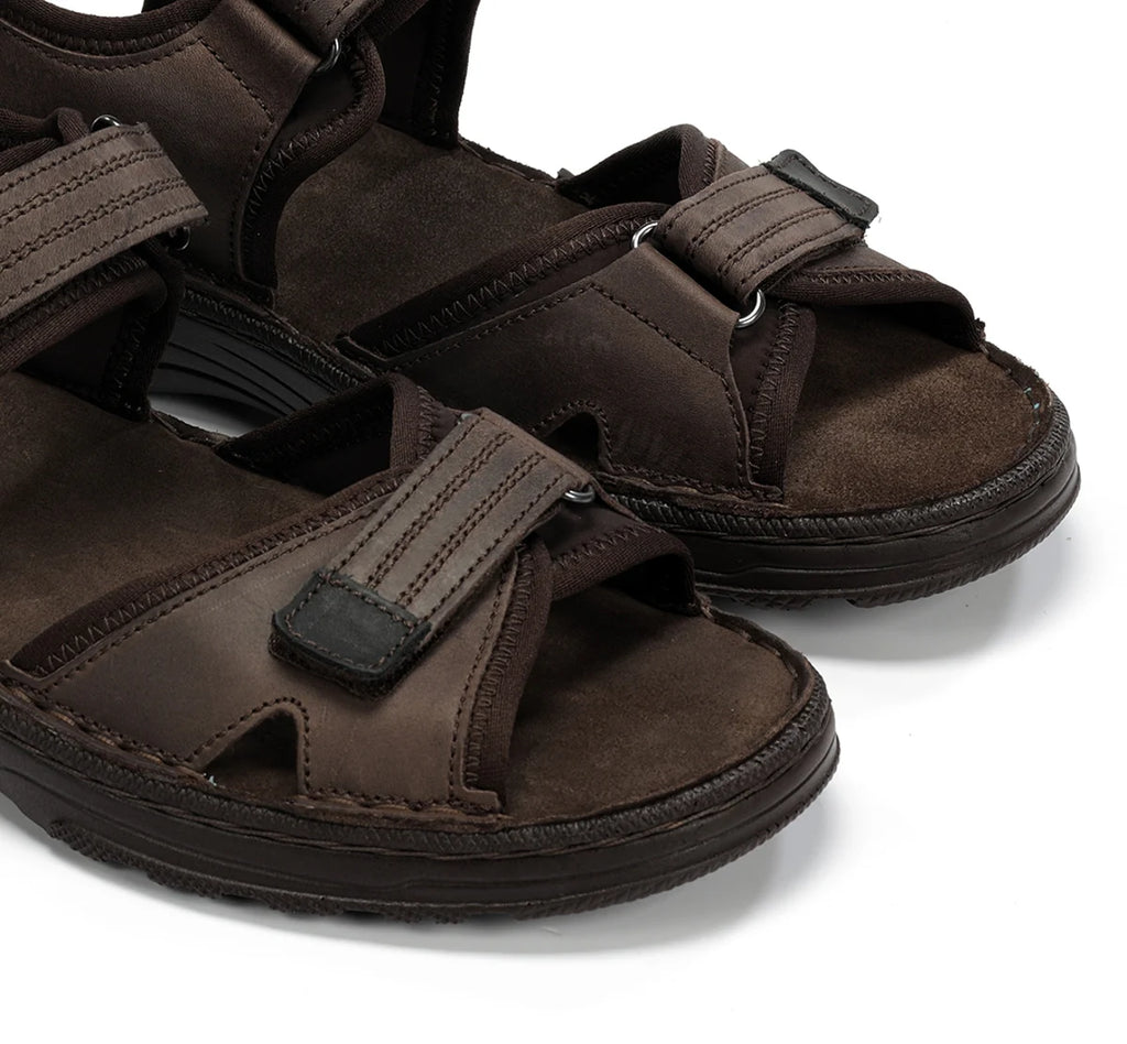 SANDALIA HOMBRE FLUCHOS F2197 GAUCHO MARRON NEGRO