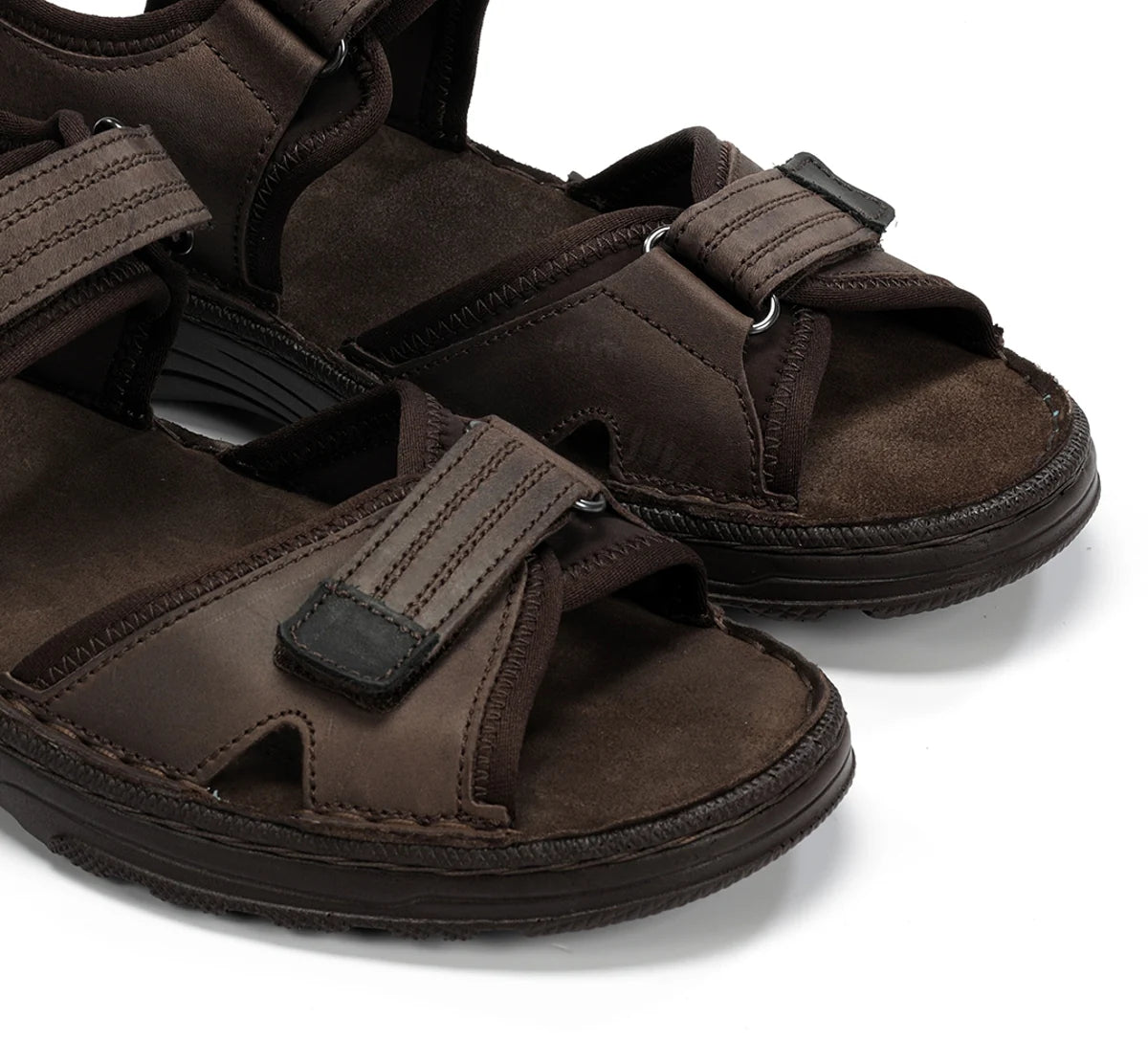 SANDALIA HOMBRE FLUCHOS F2197 GAUCHO MARRON NEGRO