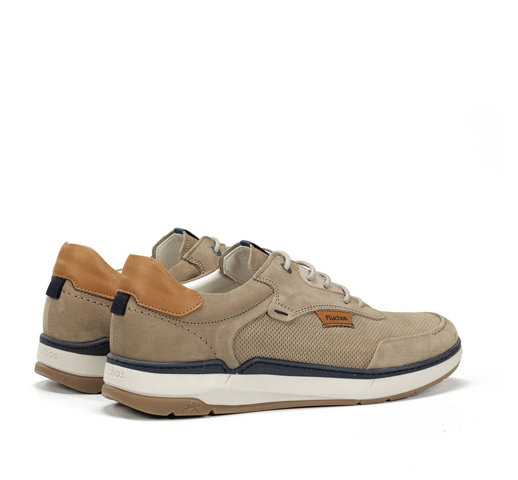 ZAPATO HOMBRE FLUCHOS F2210 BLUCHER NOBUCK TAUPE