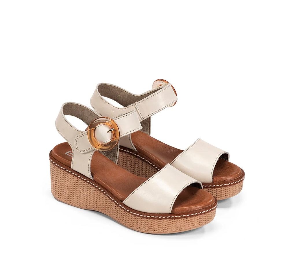 SANDALIA MUJER FLUCHOS D9450 BEGE