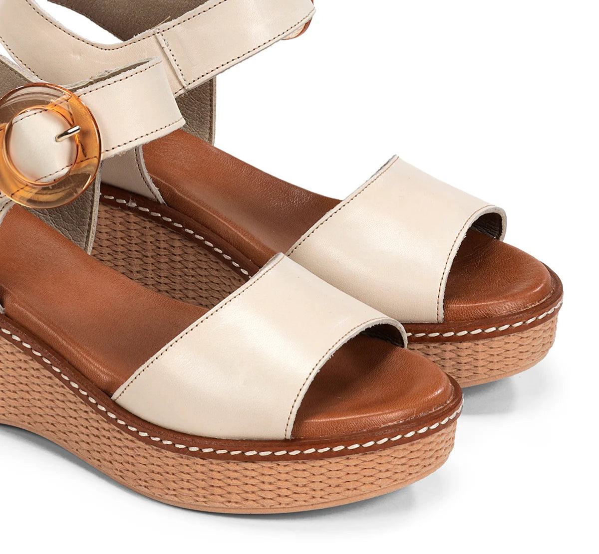 SANDALIA MUJER FLUCHOS D9450 BEGE