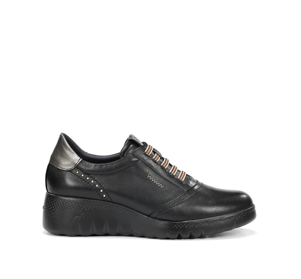ZAPATO MUJER FLUCHOS ELASTICOS F2096 NEGRO