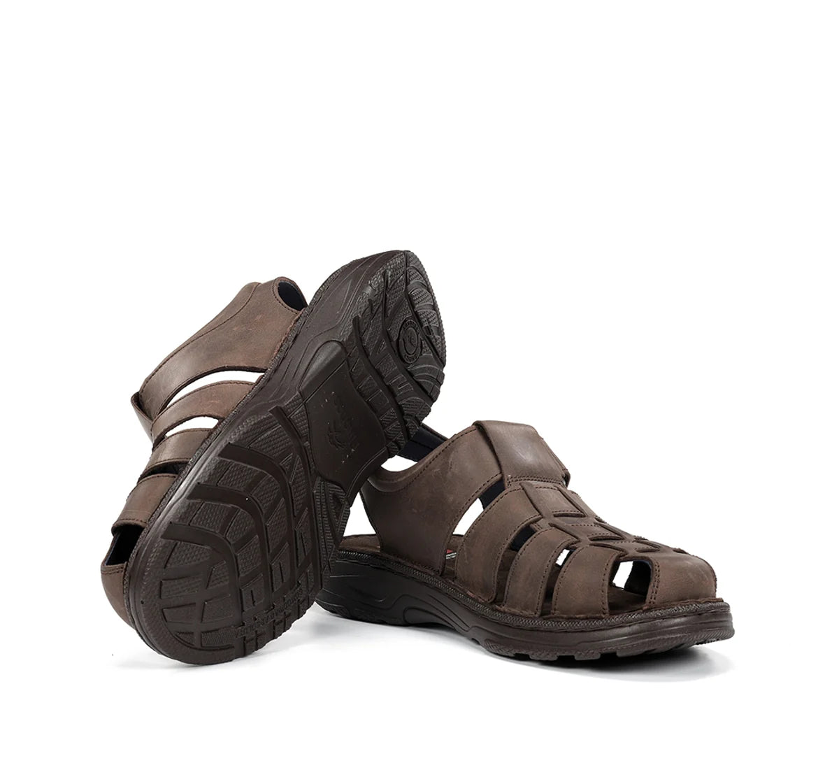SANDALIA HOMBRE FLUCHOS AZORES GAUCHO MARRON F2198