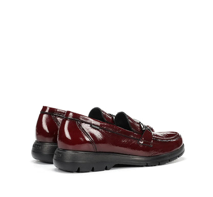 ZAPATO MUJER MOCASIN F1794 BURDEOS