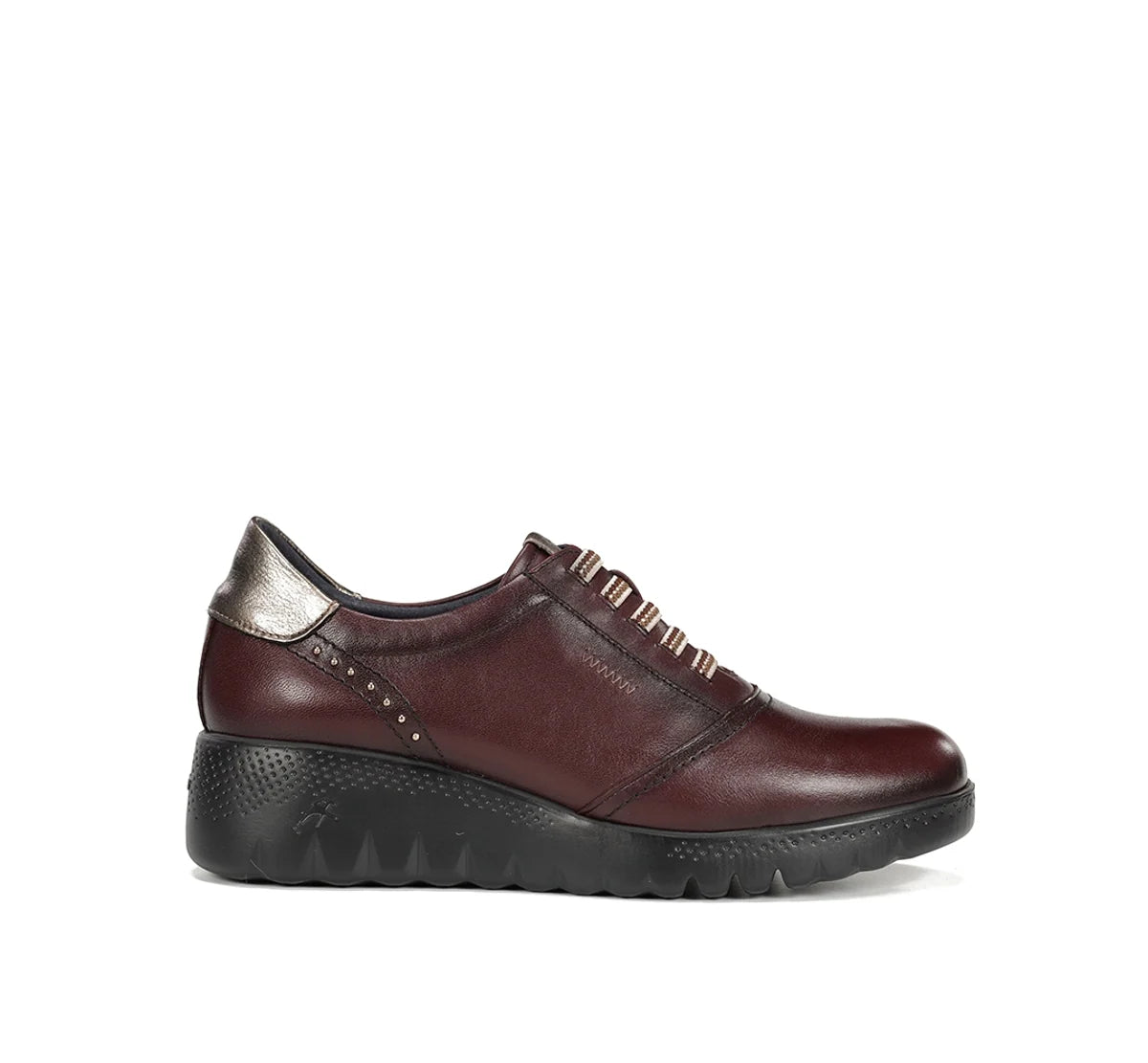 ZAPATO MUJER FLUCHOS ELASTICOS F2096 BURDEOS