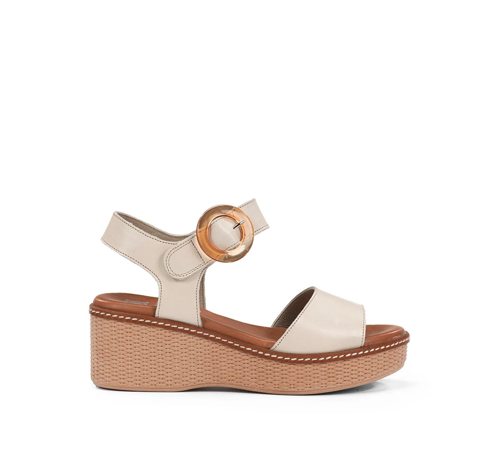 SANDALIA MUJER FLUCHOS D9450 BEGE