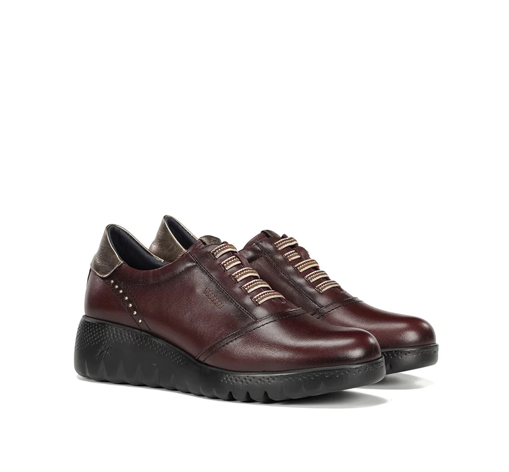 ZAPATO MUJER FLUCHOS ELASTICOS F2096 BURDEOS