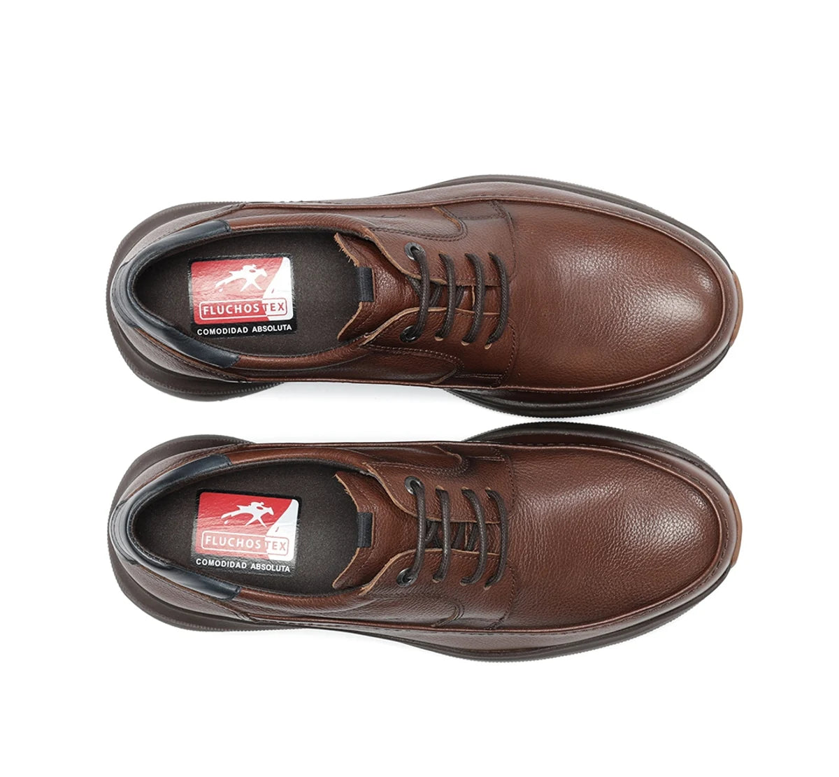 ZAPATO HOMBRE FLUCHOS CORDONES F2065 MARRON